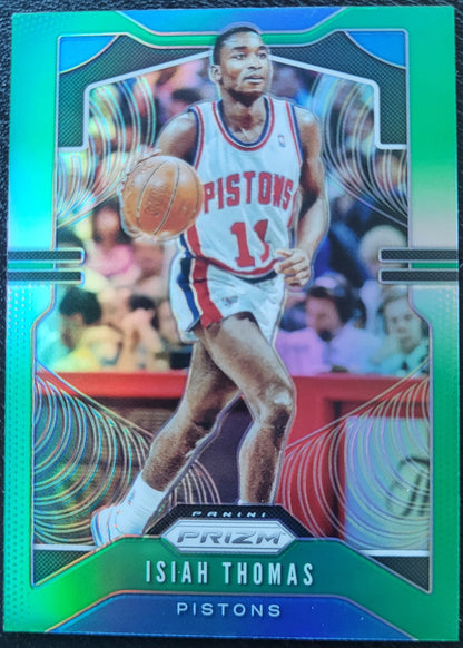 2019-20 Panini Prizm #30 Isiah Thomas Prizms Green