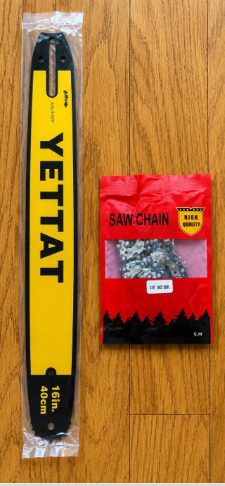 16" Chainsaw Guide Bar & Chain Combo Fits Stihl MS170 MS171 MS180C 3/8" .043 56DL - NEW!