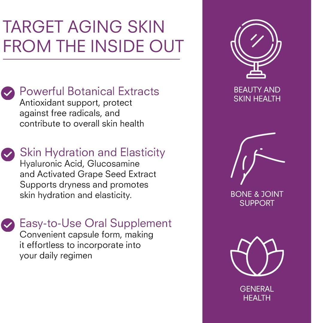 Revival Point Deep Skin Restore, Hyaluronic Acid Complex, 60 Caps. Exp. 12/27