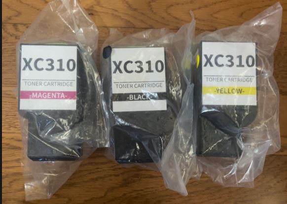 High Yield Toner Cartridge 3 Pack for Xerox C310/C315 - mag/blk/yellow - NEW!