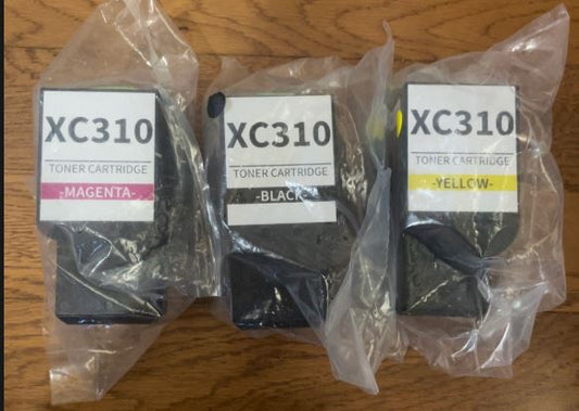 High Yield Toner Cartridge 3 Pack for Xerox C310/C315 - mag/blk/yellow - NEW!