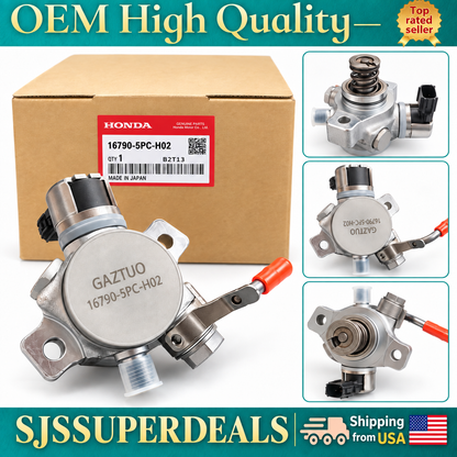 OEM High Pressure Fuel Pump 16790-5PC-H02 for 2017-2026 Honda Accord CR-V Civic - NEW!