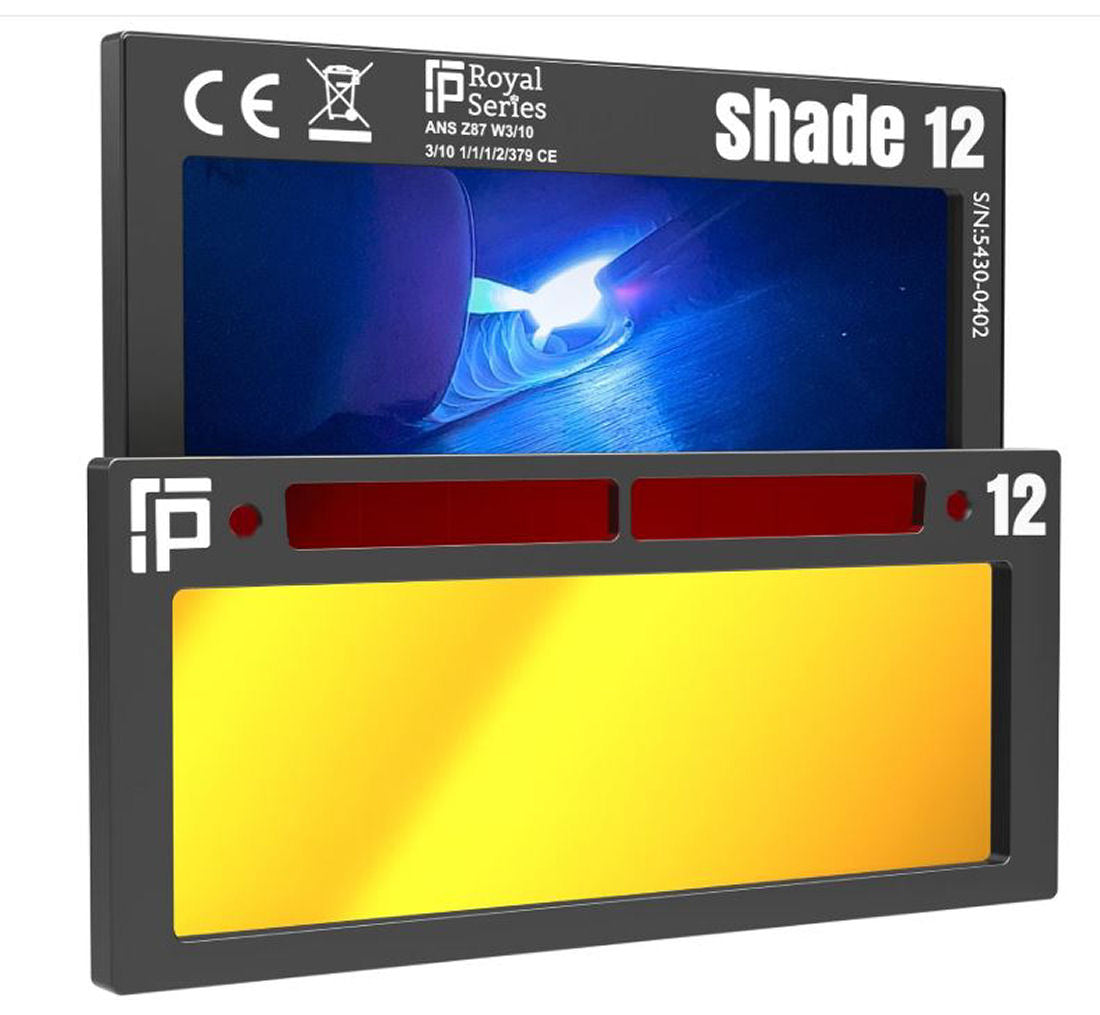 King 2.0 | Shade 12 Gold Auto Darkening Welding Lens | 20A TIG Rated - NEW!