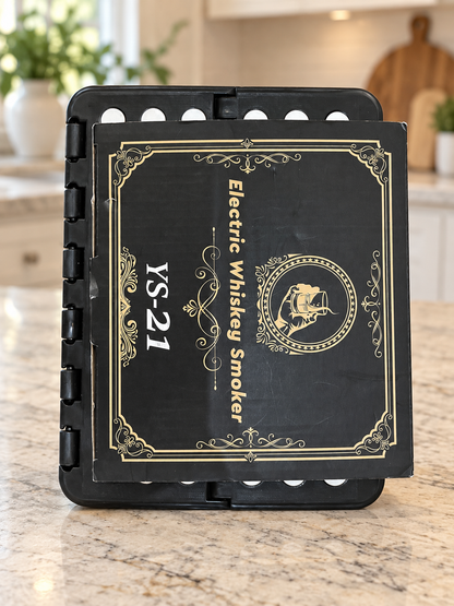 Electric Whiskey Smoker Kit - Rechargeable Cocktail Smoker with 6 Flavors - NEW!