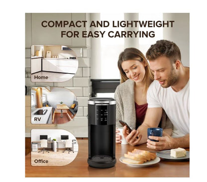 Single Serve Coffee Maker 2 in 1 for K-Cup & Ground Coffee, 1200W - NEW