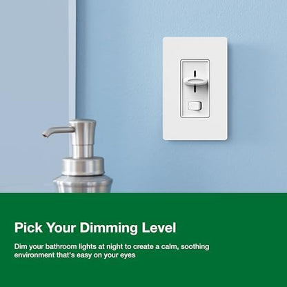 Lutron Skylark LED+ Dimmer Switch, SCL-153PR-WH, 150W Single-Pole, White, New!