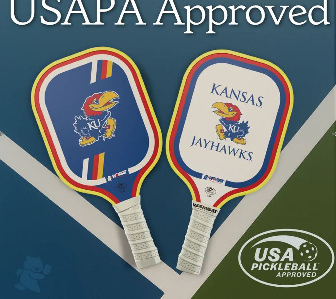 Wombat Pickleball Paddle / Racquet, Pick Your College Team, USAPA Approved, New!
