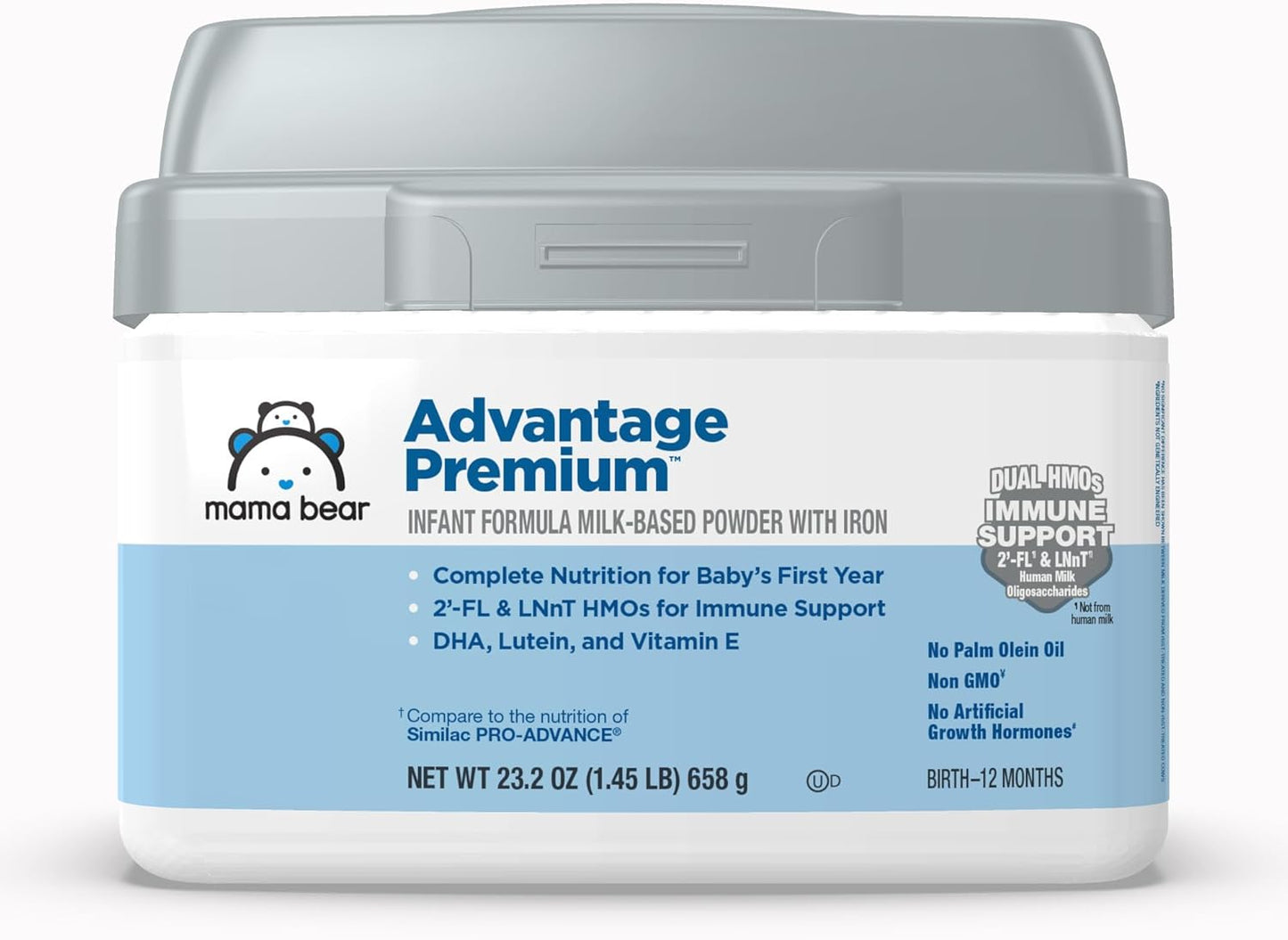 Mama Bear Advantage Premium Baby Formula Powder, 23.2 Oz, Sealed,  Exp. 6/29/26