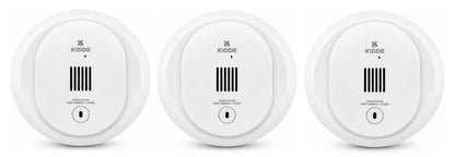 Kidde 3 Pack, AA Battery-Operated Photoelectric Smoke Detector Alarm, New!