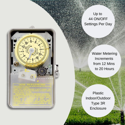 Intermatic R8806P101C Sprinkler Irrigation Timer w/ 14 Day Skipper - New!