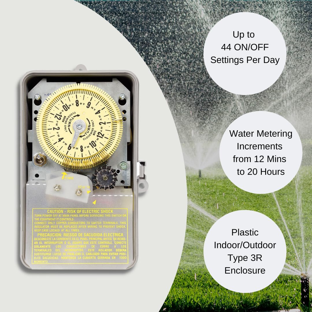 Intermatic R8806P101C Sprinkler Irrigation Timer w/ 14 Day Skipper - New!