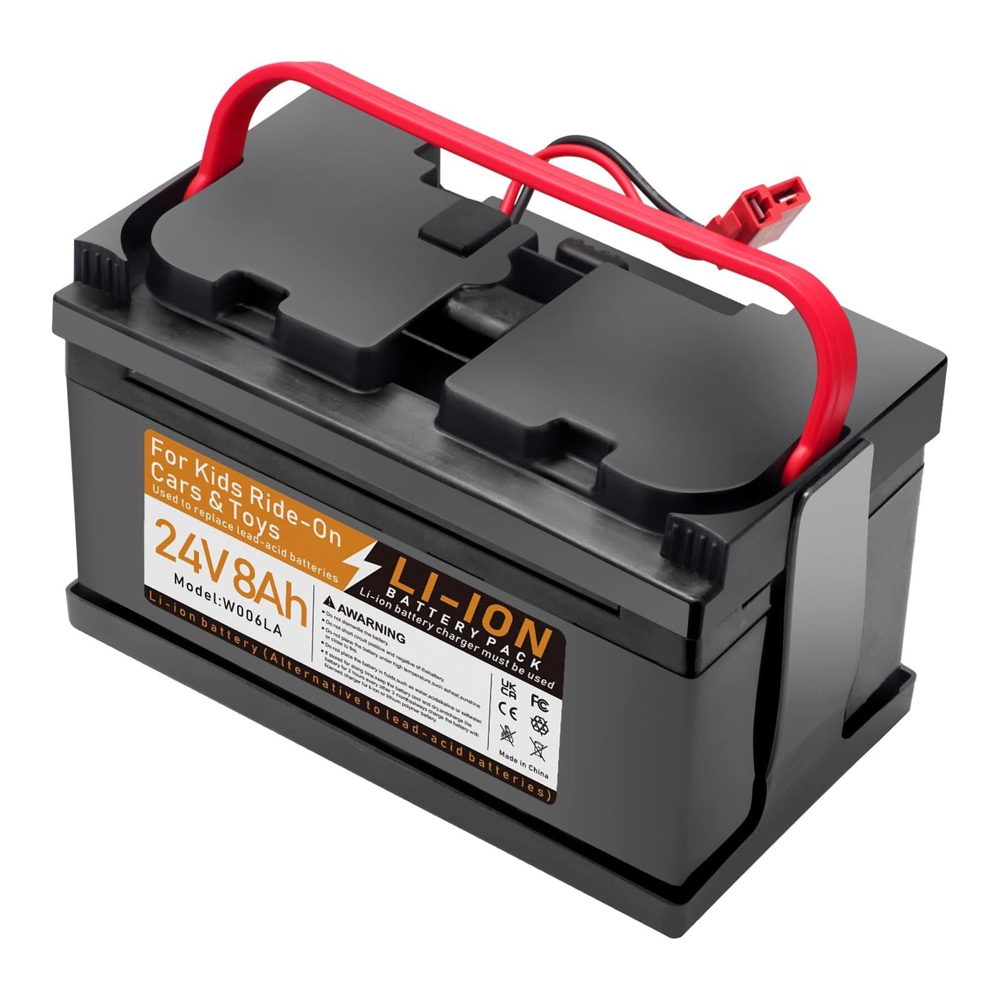 Tnvodejo 24V Lithium Battery 8Ah for Huffy Torex UTVs & Ride-On Cars - New!