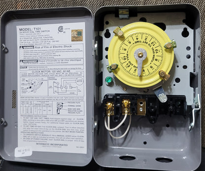 Intermatic T101 24-Hour Mechanical Time Switch - Reliable Control - New (OB)