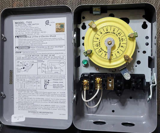 Intermatic T101 24-Hour Mechanical Time Switch - Reliable Control, Open Box!