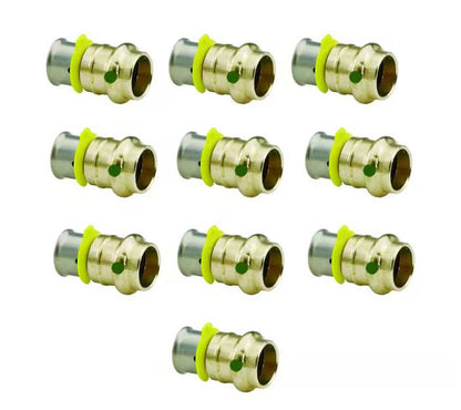 Viega PureFlow Press 99620, Zero Lead Bronze PEX, 1/2" x 1/2", 10-Pack- New!