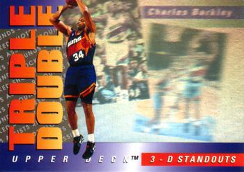 1993-94 Upper Deck #TD1 Charles Barkley Triple Double 3-D Standouts