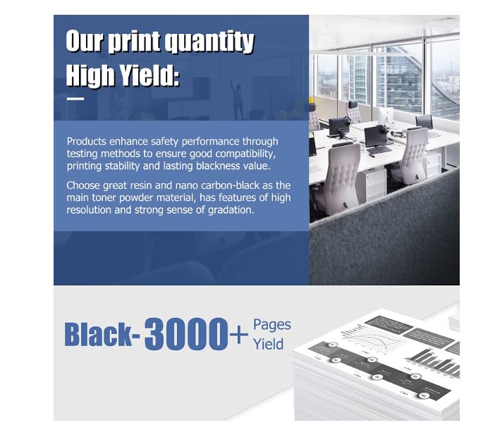 Black Compatible TK-5232K Toner Cartridge for Kyocera ECOSYS Printers - NEW!