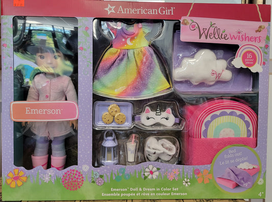 American Girl - Wellie Wishers - Emerson Doll Set