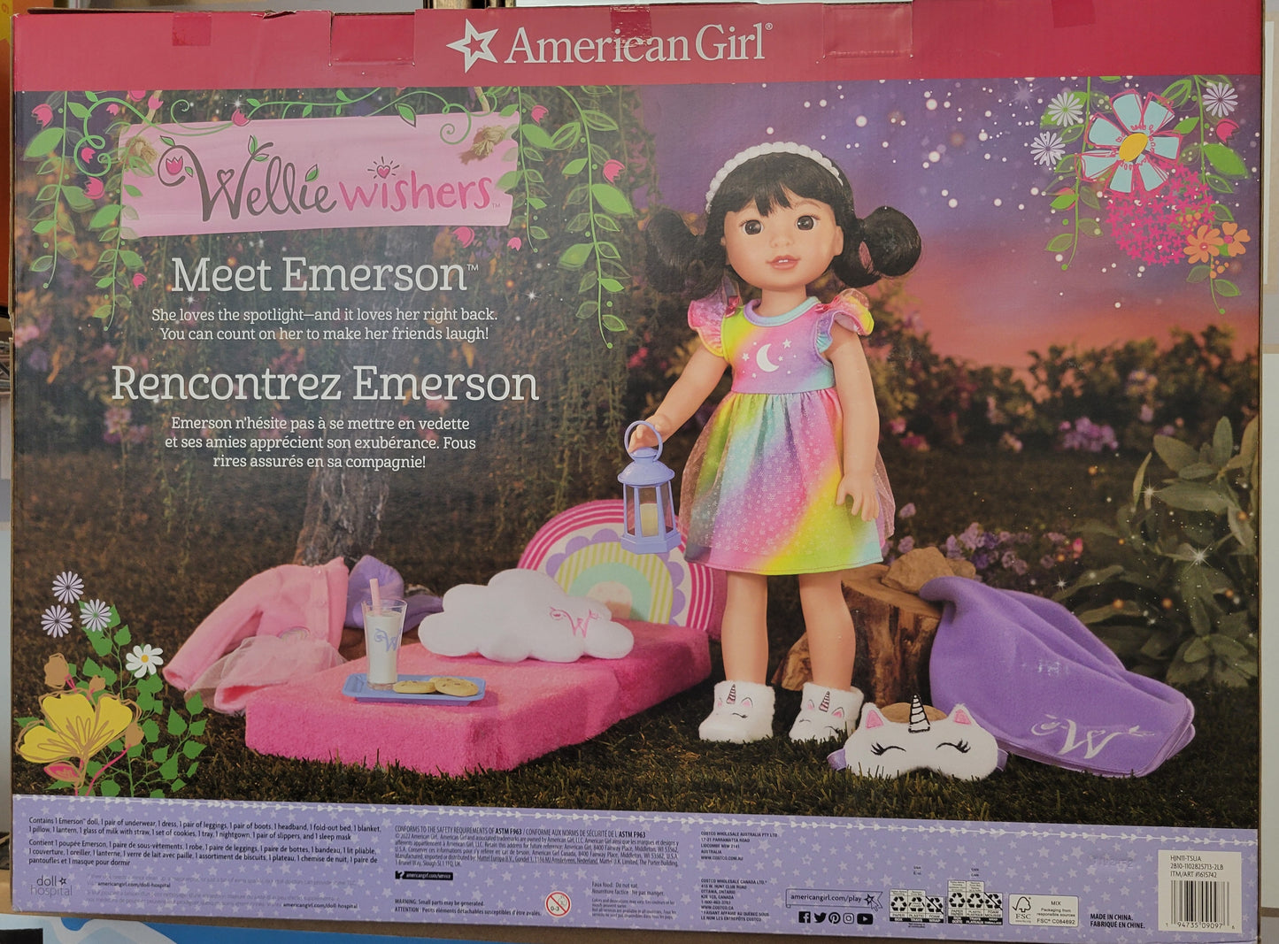 American Girl - Wellie Wishers - Emerson Doll Set
