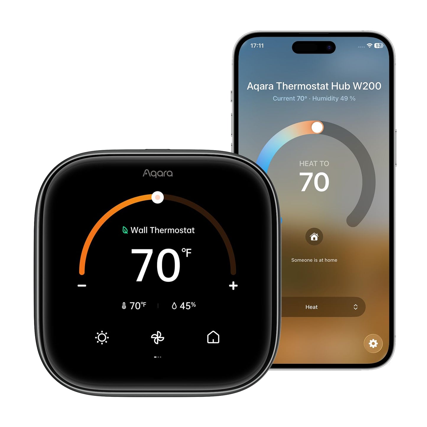 Aqara Smart Thermostat W200 with Apple Adaptive Temperature Guidance - New!