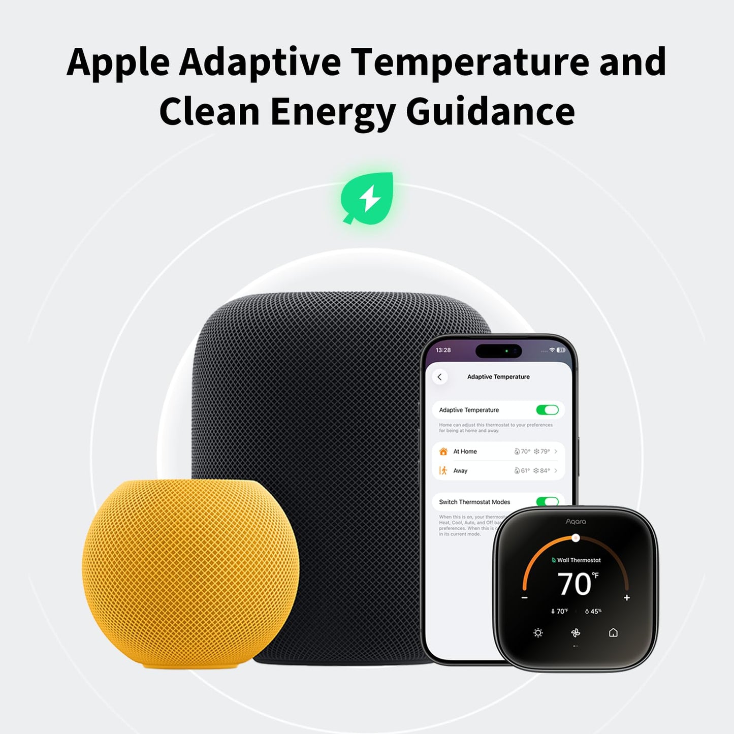 Aqara Smart Thermostat W200 with Apple Adaptive Temperature Guidance - New!