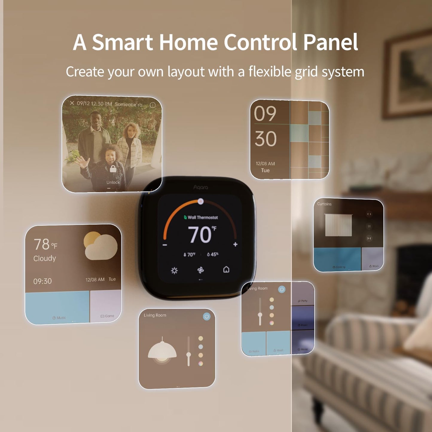 Aqara Smart Thermostat W200 with Apple Adaptive Temperature Guidance - New!