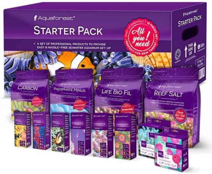 Aquaforest Starter Pack Marine Aquarium Seawater Set Up Kit - New (Sealed)