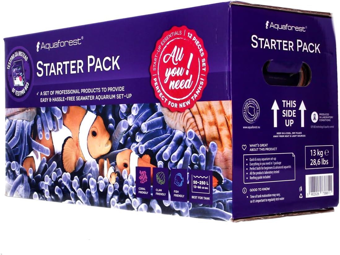 Aquaforest Starter Pack Marine Aquarium Seawater Set Up Kit - New (Sealed)
