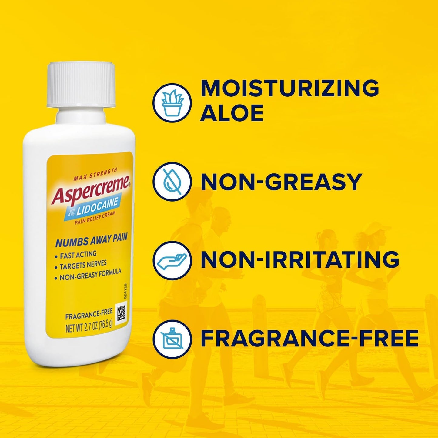 Aspercreme w/ Lidocaine Maximum Strength Pain Relief - 2.7 oz. - Exp. 12/26