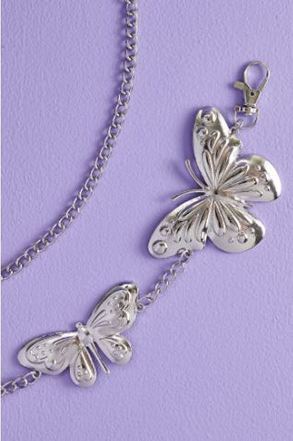 Butterfly Belt - Silver (Earth Bound Trading Co.) - 54"