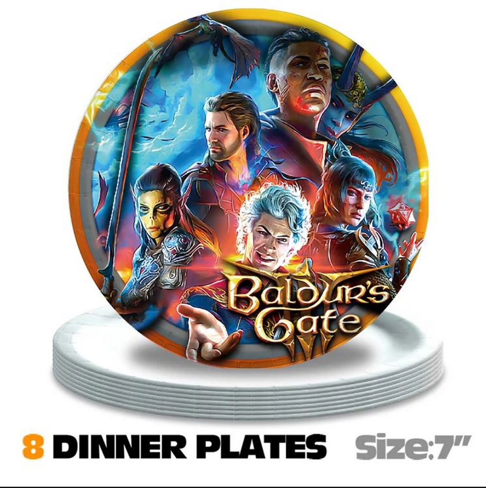 Baldur's Gate Birthday Decoration Kit, 22 pieces