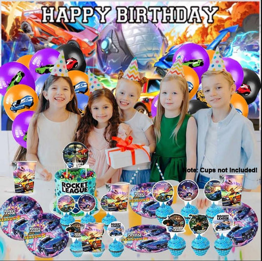 Rocket League Birthday Decoration Kit