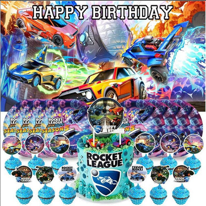 Rocket League Birthday Decoration Kit
