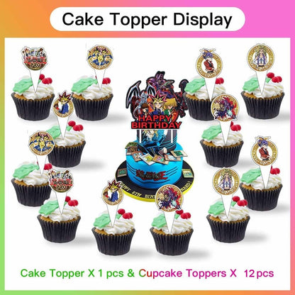 Yugio, 40 pieces, Birthday Party Decoration Kit