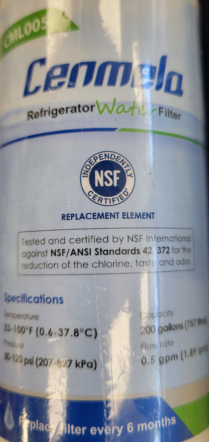 Cenmela CML005 Water Filter, Replaces Pure Source Ultra, ULTRAWF, (2 Pack, Sealed)