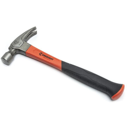 Crescent Rip Claw Hammer Fiberglass Handle 16 oz, Magnet Nail Holder