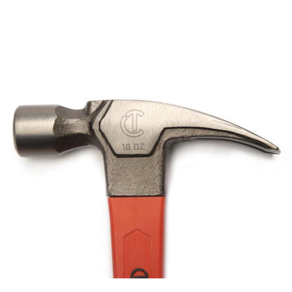 Crescent Rip Claw Hammer Fiberglass Handle 16 oz, Magnet Nail Holder