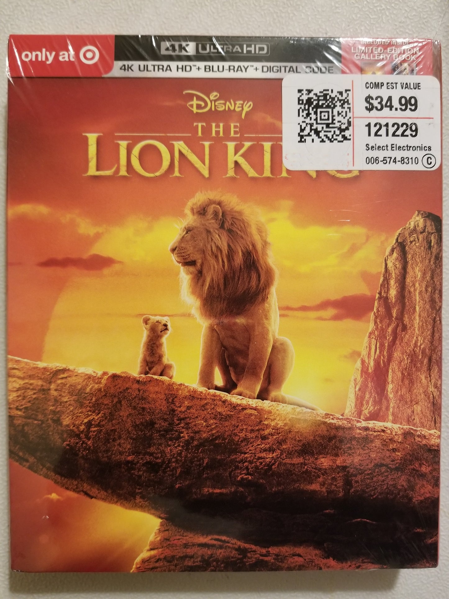 Disney's The Lion King - DVD & Digital Pack - New (sealed)