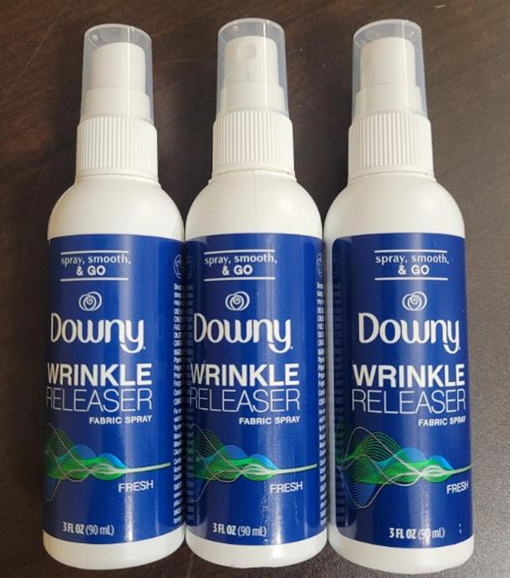 Downy Travel Sized Wrinkle Release Spray, 9 oz. (3 Pack) - NEW