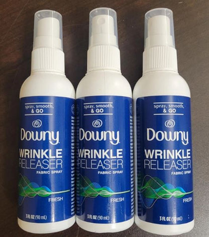 Downy Travel Sized Wrinkle Release Spray, 9 oz. (3 Pack) - NEW