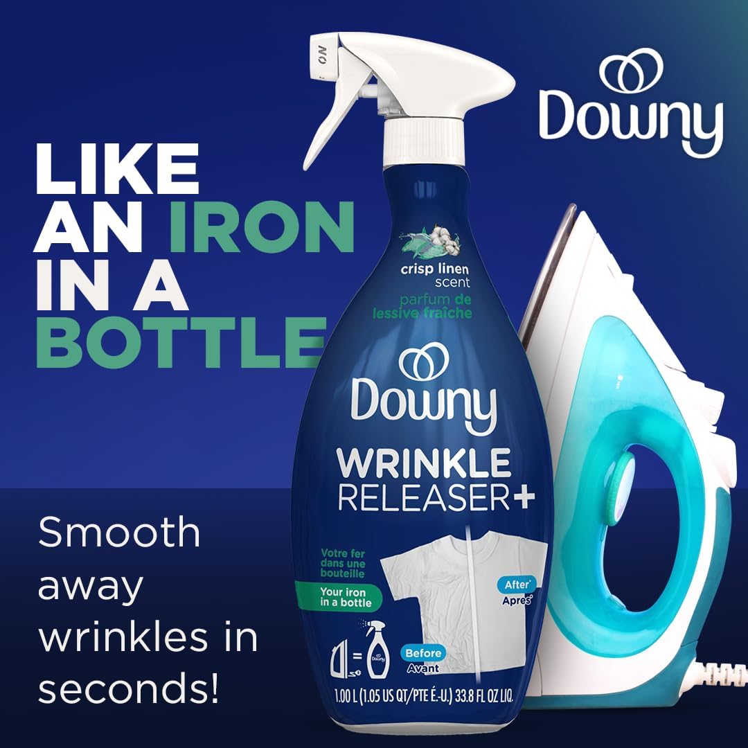 Downy Travel Sized Wrinkle Release Spray, 9 oz. (3 Pack) - NEW