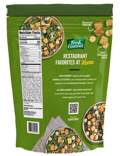 Fresh Gourmet Caesar Crunch Meal Topper, Cheese Crisps, 16 Oz, Exp.  2/26