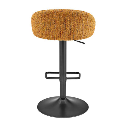 Jorrell Fabric Gaslift Swivel Bar Stool, (Set of 2) - Brand New!