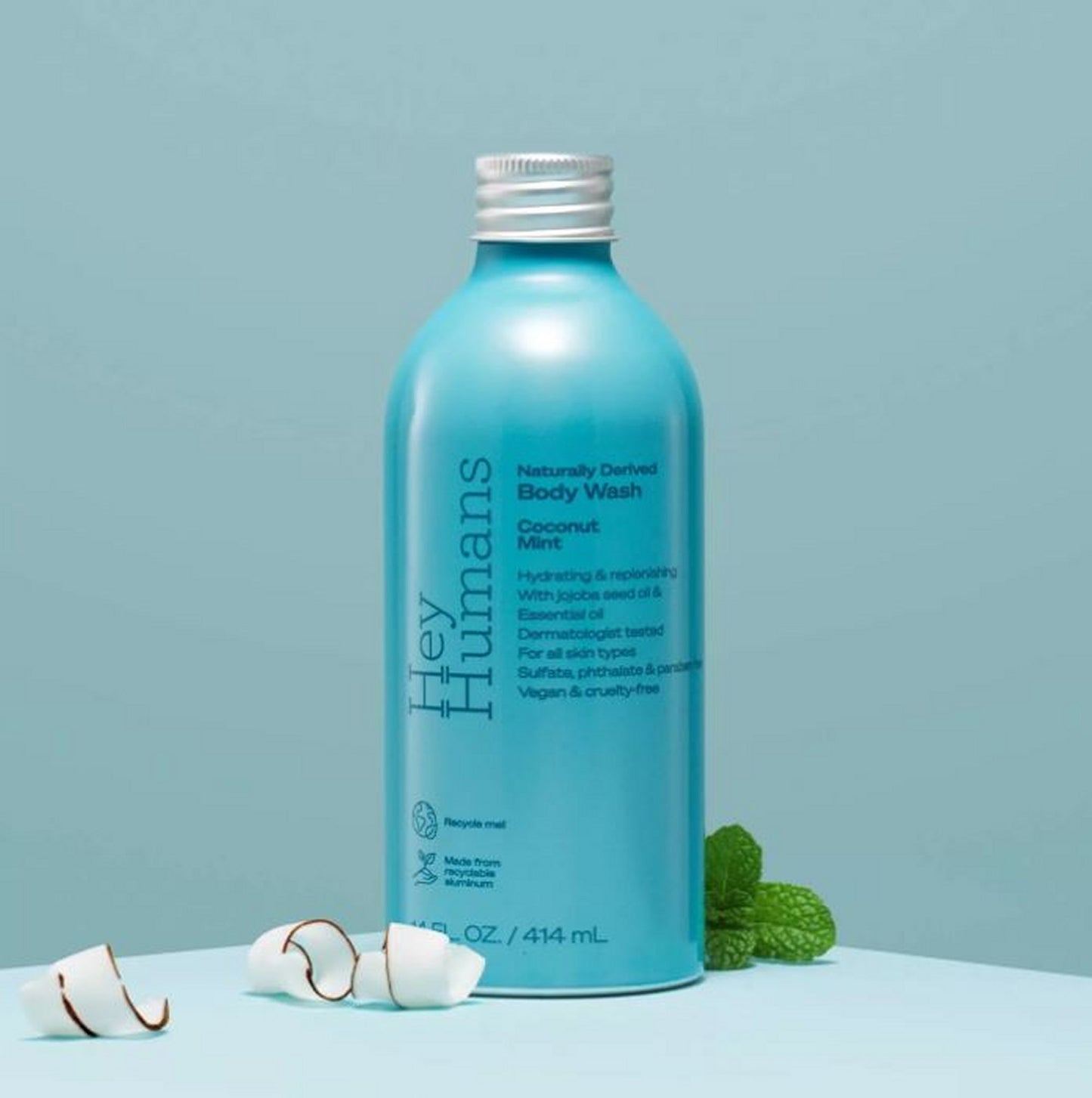 Hey Humans Body Wash - Coconut Mint - (14 fl oz)