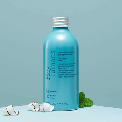 Hey Humans Body Wash - Coconut Mint - (14 fl oz)