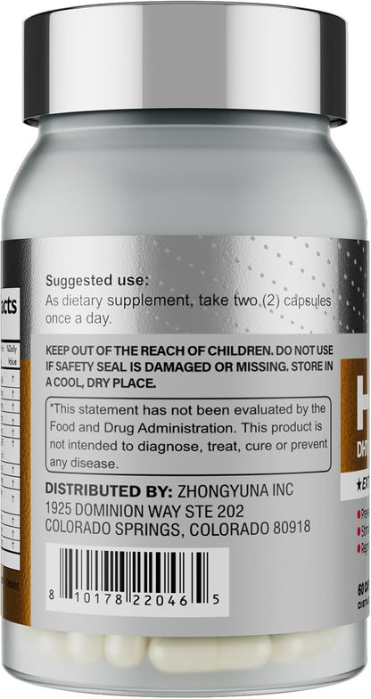 Abuiu Hair + Biotin Hair Growth, Men/Women supplement w/ Vitamins (2 Pack, 120 Caps)