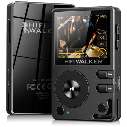 HiFi Walker H2 Hi Res Portable Music Player, Bluetooth 5.2, no SD card, New (OB)