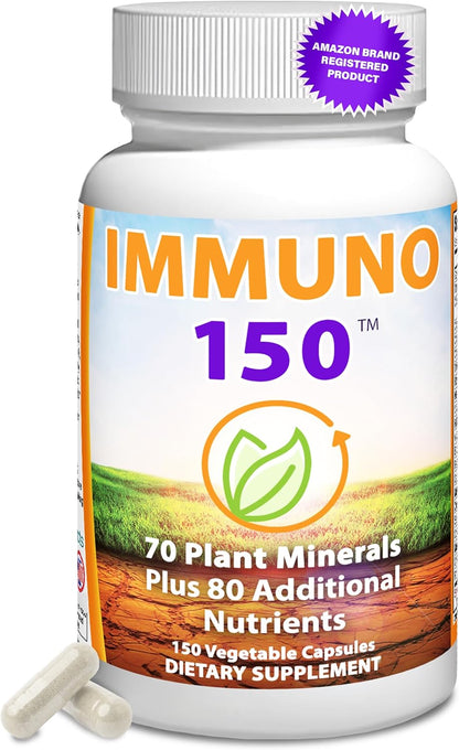 Immuno 150, As Seen On TV, 150 Capsules, 30 Servings, Immune System Support & Boost, Exp. 4/27