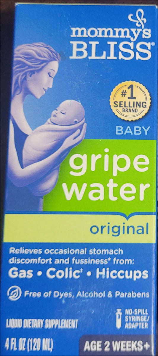 Mommy's Bliss Gripe Water Infant Gas Relief, 8 oz. - Exp. 12/26