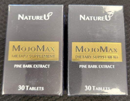 MojoMax by NatureU, Energy Supplement (2 Pack, 60 Tabs Total) - Exp. 5/26